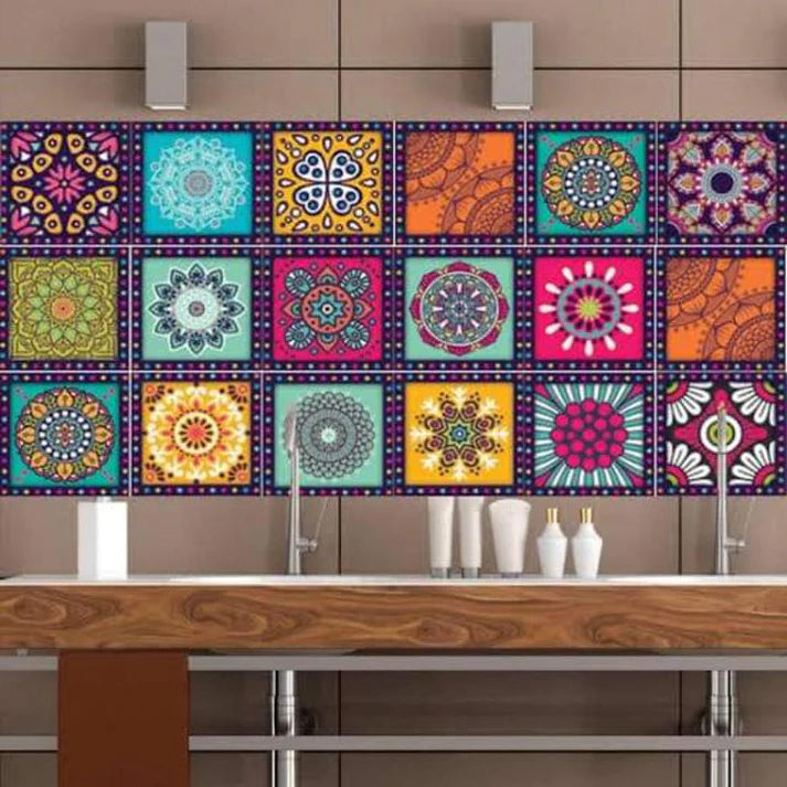 12 PCS Home Decor Tile Stickers