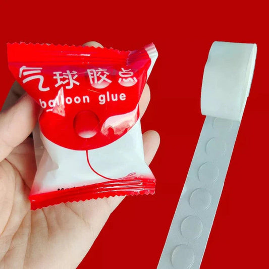 100Pcs Adhesive Double-Sided Balloon Glue Dots – Invisible Stickers for Balloon Decoration & Party Setup