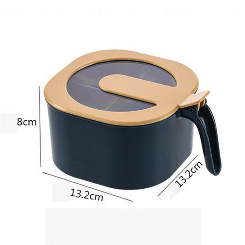 4 in 1 Spice Box – Multipurpose Seasoning Storage Container with Spoons
