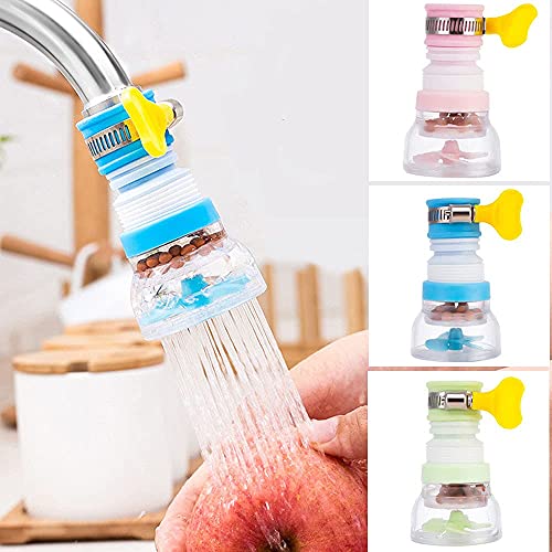 360° Rotating Fan Faucet Clip – Adjustable Water-Saving Tap Attachment for Kitchen & Bathroom