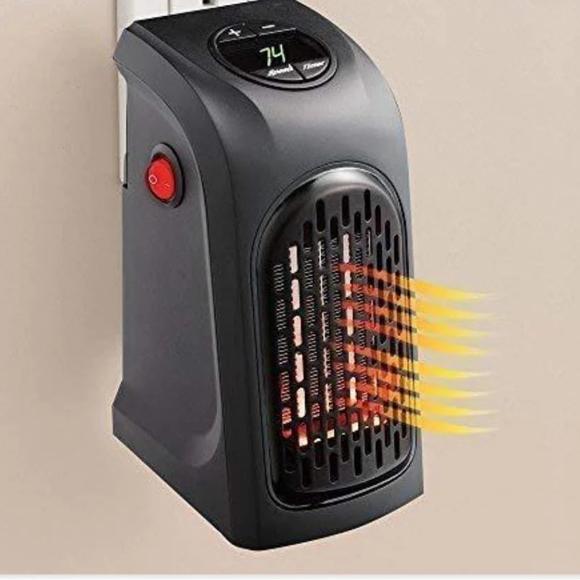 400W Electric Handy Room Heater | Portable Mini Heater for Home, Office & Travel | With 20-Day Money Back Guarantee |