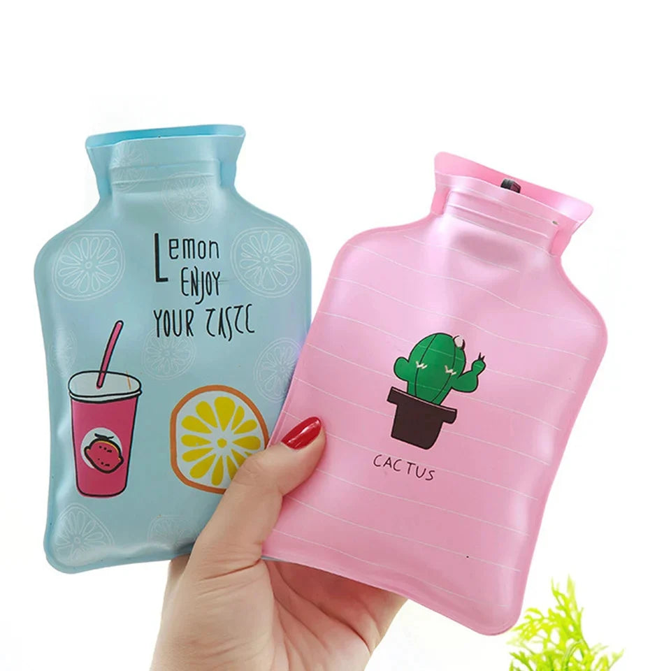 3Pcs Mini Water Heat Bags – Reusable Portable Hot Water Bottles for Pain Relief & Warmth