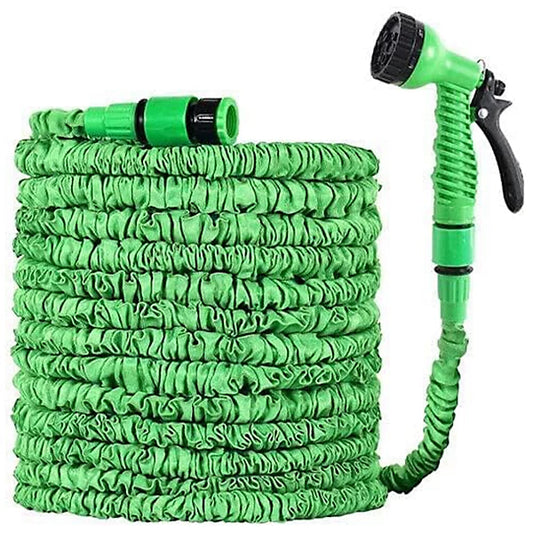 Flexible Expandable Magic Hose Pipe 50FT – High Pressure Garden Water Hose with Spray Nozzle | With 20 Days Money Back Guarantee