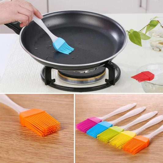 Silicone Oil Brush (17cm) – Heat-Resistant Basting Brush for Cooking, Grilling & Baking