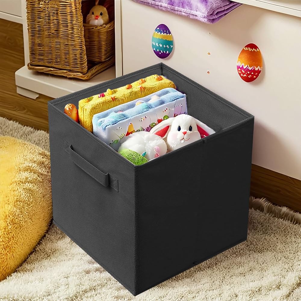 Fabric Cube Unit Home Storage Box – Foldable Organizer for Clothes, Toys & Office