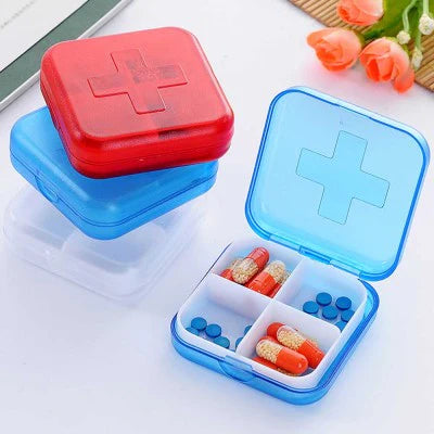 Pill Box Medicine Holder – Portable Medicine Organizer Case