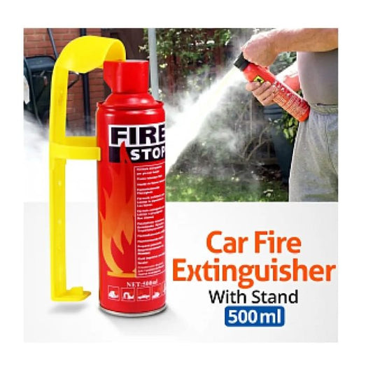 Foam Stop Fire 500ml – Portable Fire Extinguisher Spray | Fire Stop Safety for Home, Office & Vehicle | With 20-Day Money Back Guarantee