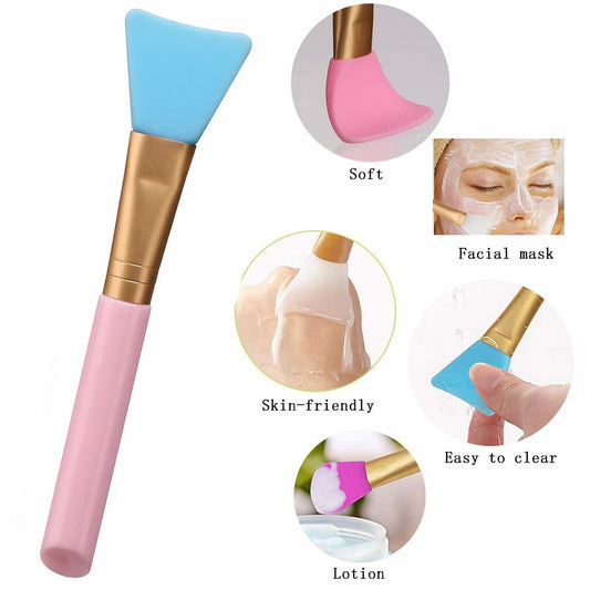 Silicone Facial Mask Brush – Soft Applicator for Creams, Clay & Skincare Masks