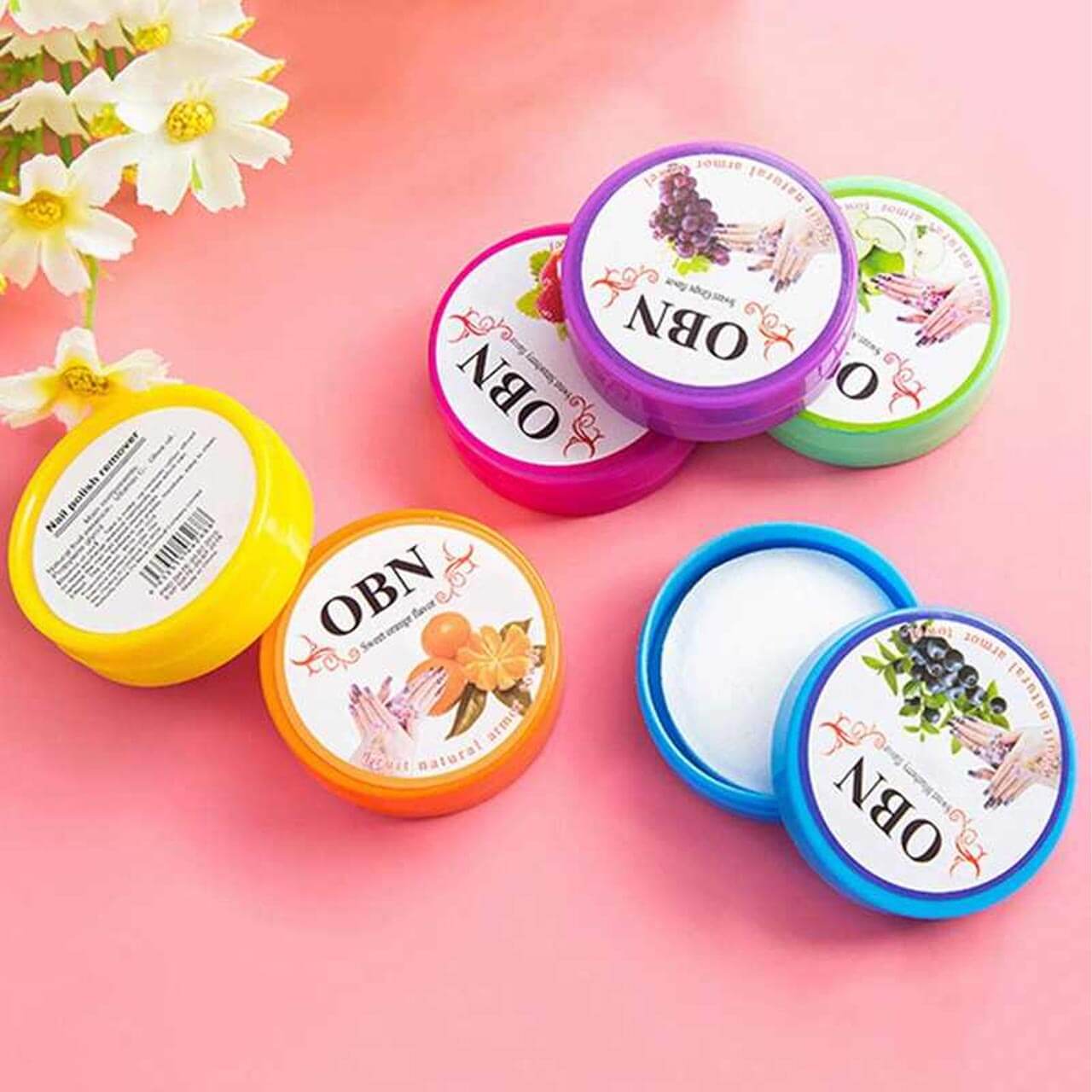 OBN Pack of 2 Nail Polish Removers – Gentle & Effective Nail Care Solution