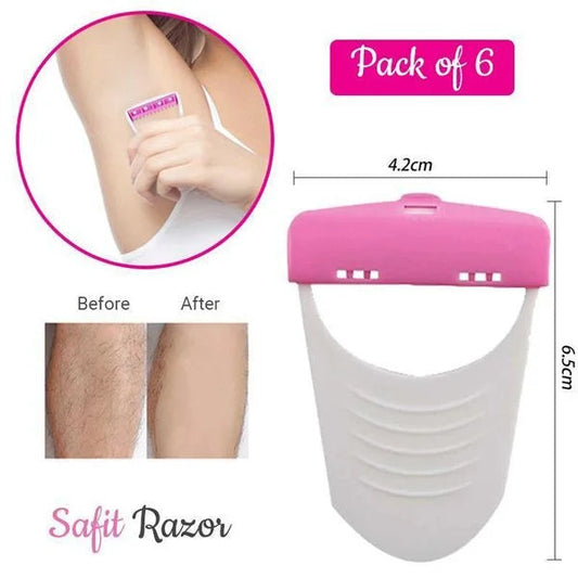 6 Pcs Ladies Shaver – Women’s & Girls Hair Removal Razors