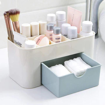 1Pcs Multifunctional Cosmetic Storage Box with Single Drawer – Makeup Organizer