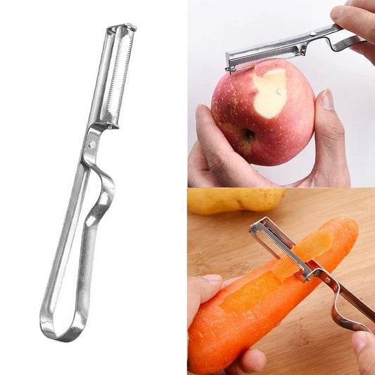 1Pcs Stainless Steel Knife Fruit & Vegetable Peeler