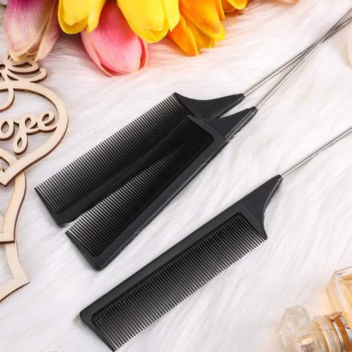 2PC Fine Teeth Tail Comb Set – Professional Styling & Hair Sectioning Combs for Salon & Home Use