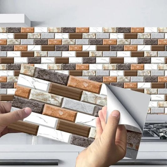 24pcs Mosaic Style Tile Stickers