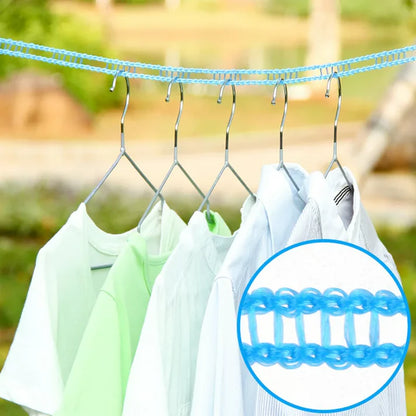 15 Meter Windproof Non-Slip Clothesline Rope – Portable Drying Line for Indoor & Outdoor Use
