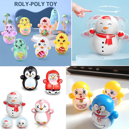 3Pcs Roly-Poly Toy Tumbler Shaking Fidget Doll (Random Color) – Kids Fun Toys
