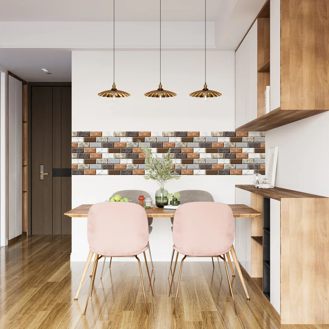 24pcs Mosaic Style Tile Stickers