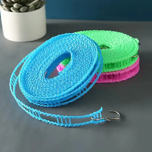 15 Meter Windproof Non-Slip Clothesline Rope – Portable Drying Line for Indoor & Outdoor Use