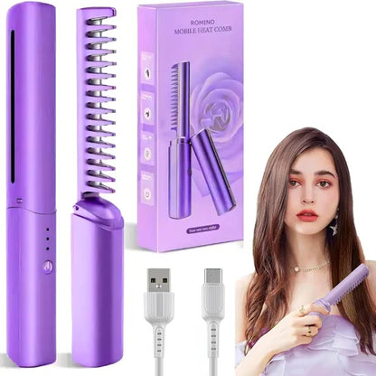 Rechargeable Wireless Heat Comb 20 days money back guarantee