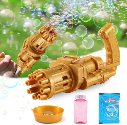 8 Hole Massive Bubble Gun – Automatic Bubble Maker Toy for Kids