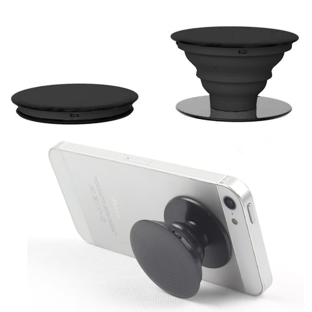 POP SOCKET Black – Durable & Comfortable Phone Grip and Stand