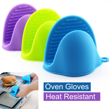 1 Pair Silicone Pot Holder – Heat Resistant Kitchen Grip Gloves