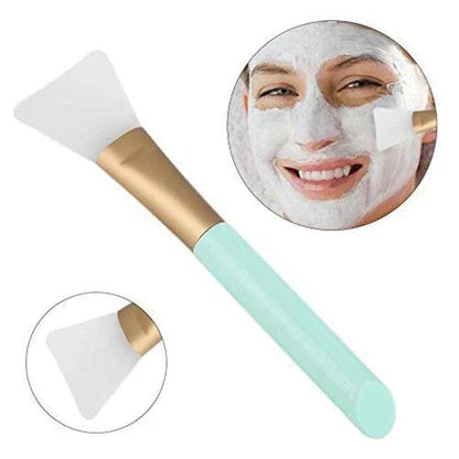 Silicone Facial Mask Brush – Soft Applicator for Creams, Clay & Skincare Masks