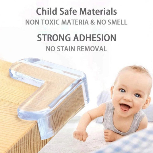 4Pcs Silicone Table Corner Protector for Kids – Safety Guards for Sharp Edges
