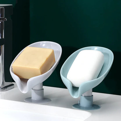 1Pcs Drain Soap Holder – Self-Draining Soap Dish for Bathroom, Sink & Kitchen Use