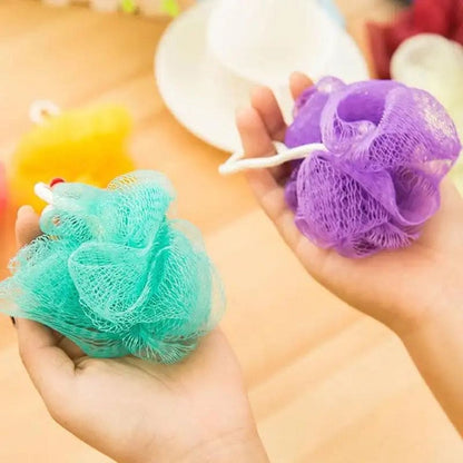 Shower Sponge Bath Ball Loofah – Soft Mesh Body Scrubber for Gentle Cleansing & Exfoliation