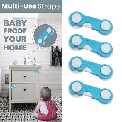 1Pcs Safety Locks for Children – Childproof Cabinet & Drawer Locks for Home Safety