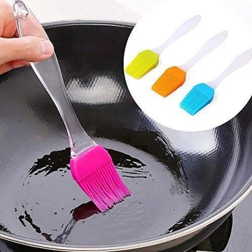 Silicone Oil Brush (17cm) – Heat-Resistant Basting Brush for Cooking, Grilling & Baking