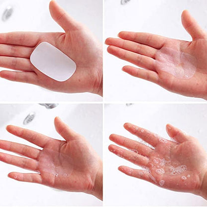 Pack of 2 Handy Travel Portable Anti-Bacterial Paper Soap – Pocket-Friendly Disposable Soap Sheets