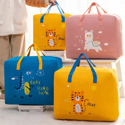 Cute Cartoon Printed Bag (Random Design) – Lightweight & Reusable Tote for Daily Use
