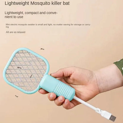 Mini USB Electric Mosquito Swatter | UV Light Bug Zapper & Electric Spark Insect Killer | With 20-Day Money Back Guarantee