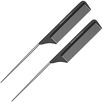 2PC Fine Teeth Tail Comb Set – Professional Styling & Hair Sectioning Combs for Salon & Home Use