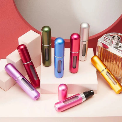 3 Pcs 5ml Portable Mini Refillable Perfume Atomizer Bottles – Travel Spray Dispenser for Fragrance & Mists
