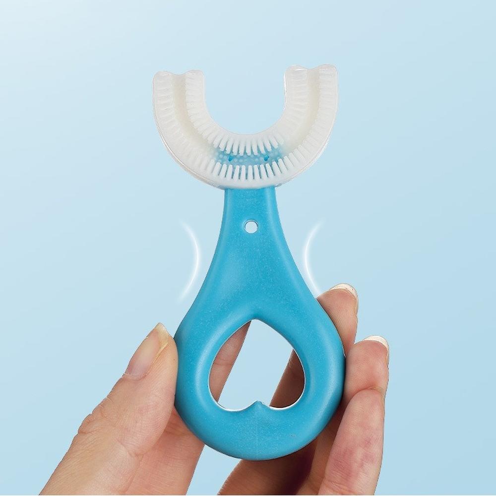 U-Shaped Silicone Baby Toothbrush – Soft 360° Kids Toothbrush for Toddlers & Infants