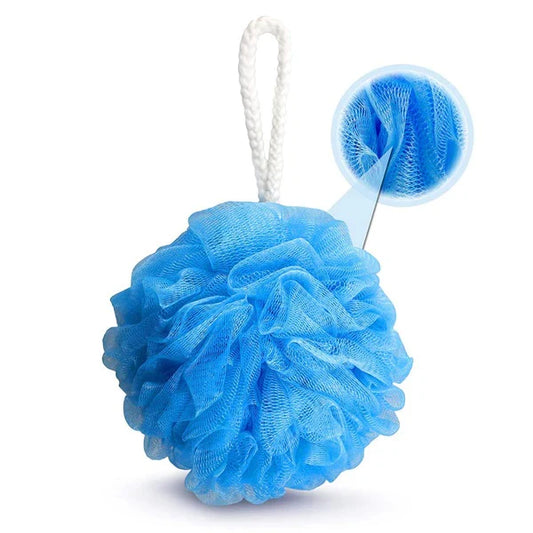 Shower Sponge Bath Ball Loofah – Soft Mesh Body Scrubber for Gentle Cleansing & Exfoliation