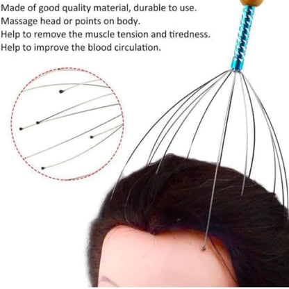1Pcs Octopus Head Massager – Scalp Relaxation Tool for Stress Relief & Improved Blood Circulation