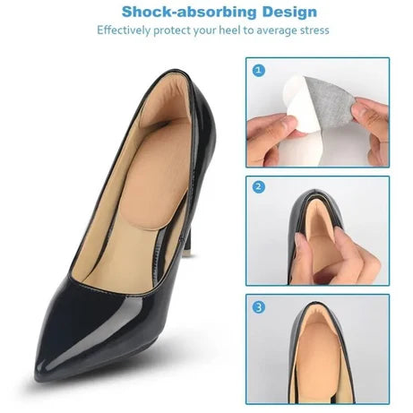 Adhesive Heel Insoles – Comfortable, Non-Slip Heel Pads for Foot Support & Pain Relief