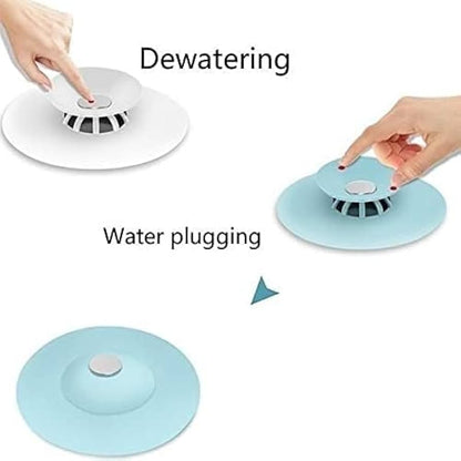 Silicone Basin Stopper – Universal Sink Plug & Drain Cover for Kitchen & Bathroom