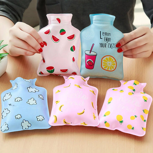3Pcs Mini Water Heat Bags – Reusable Portable Hot Water Bottles for Pain Relief & Warmth