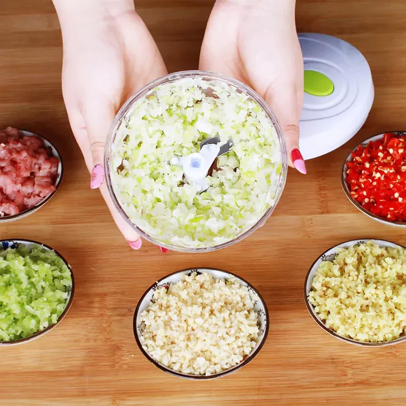 Multifunction High-Speed Chopper – High Quality Manual Food Processor