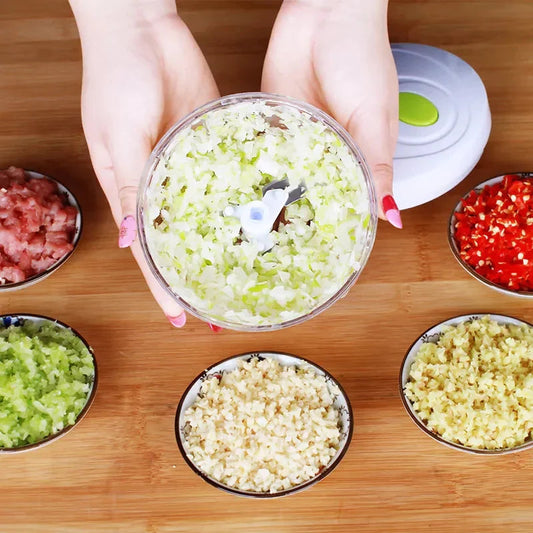 Multifunction High-Speed Chopper – High Quality Manual Food Processor