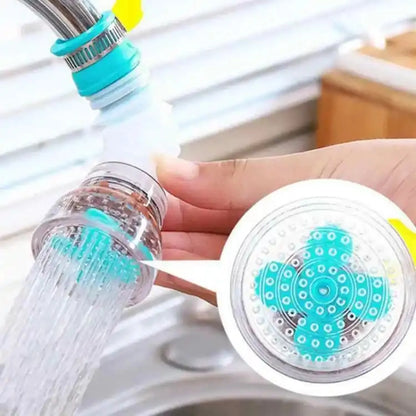 360° Rotating Fan Faucet Clip – Adjustable Water-Saving Tap Attachment for Kitchen & Bathroom