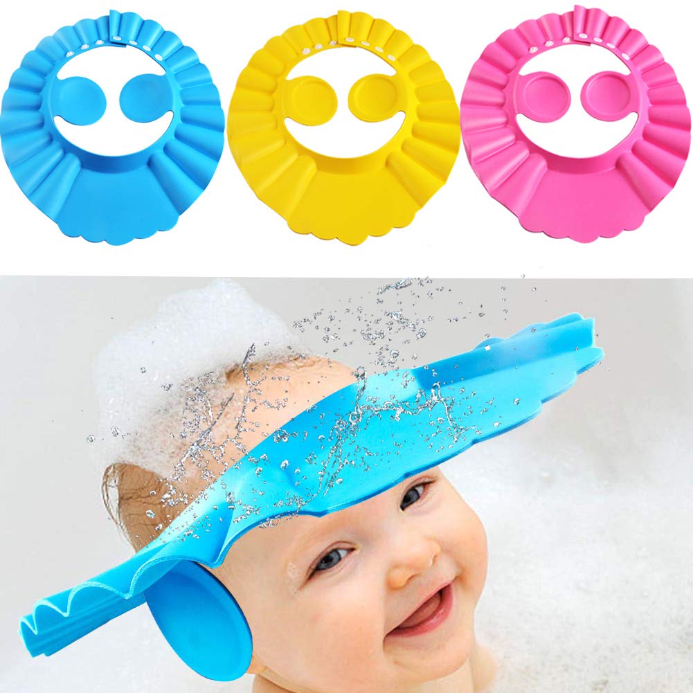 Baby Shower Cap – Adjustable Waterproof Bath Hat for Eye & Ear Protection