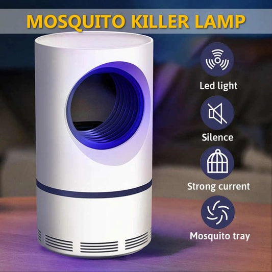 USB Operated Mosquito Killer Lamp | Silent LED Insect Trap for Home & Outdoor Use | With 20-Day Money Back Guarantee
