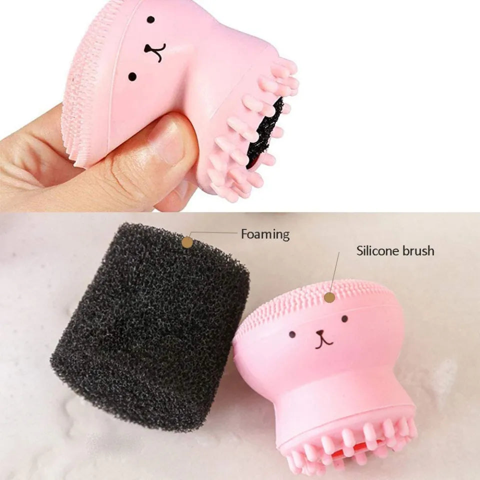Octopus Shape Silicone Sponge – Multi-Purpose Kitchen & Dishwashing Scrubber