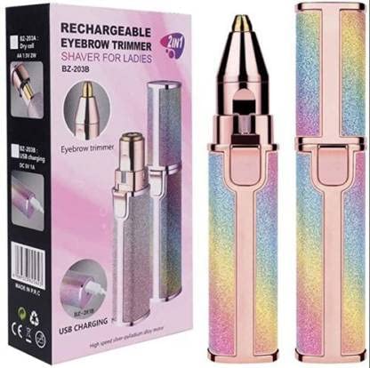 Blawless 2-in-1 Trimmer | Facial Hair Remover & Eyebrow Shaper for Women | With 20-Day Money Back Guarantee